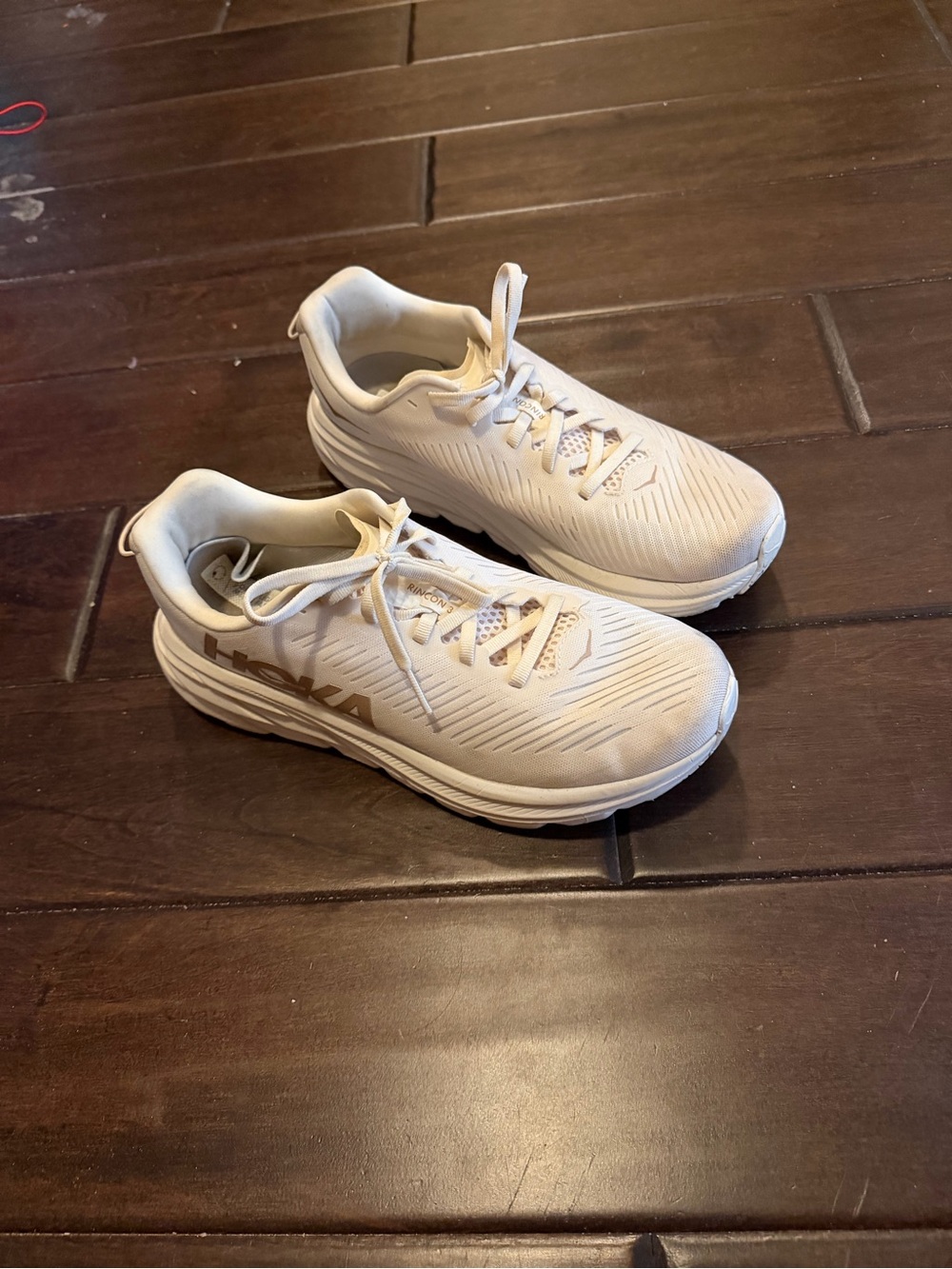 Hoka Women's Athletic Shoes Beige / Cream - Picture 2 of 5